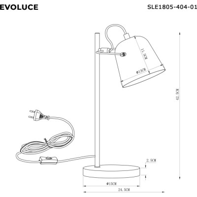 Интерьерная настольная лампа Blank SLE1805-404-01