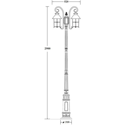 Наземный фонарь  81510A/18 E7 Bl