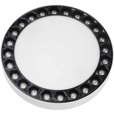 Потолочный светильник Mercury 5552-36W-D217-3/4K-WH+BK
